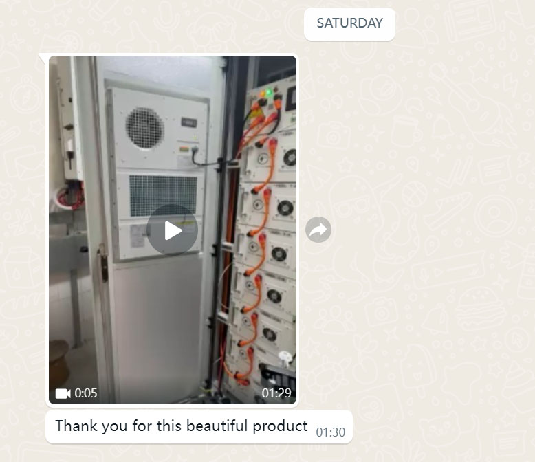 100kwh battery storage system in Africa
