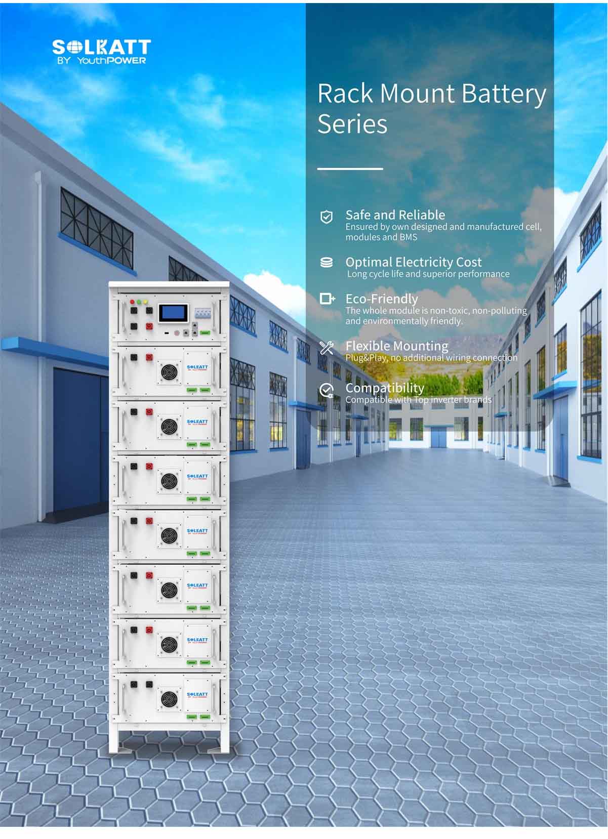 100kwh commercial battery storage