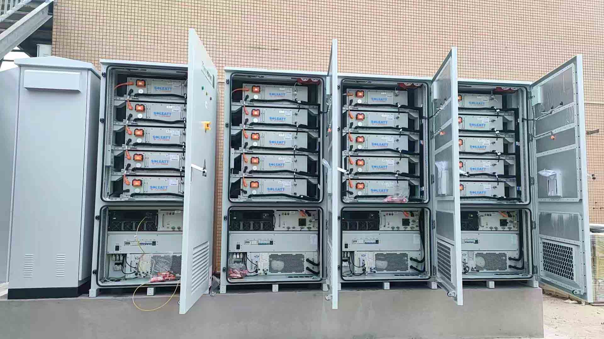 215kwh commercial battery storage cabinet