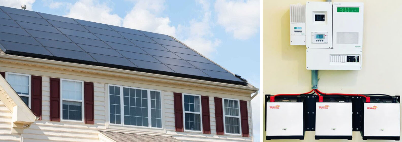 Batteria 24V 200Ah per l'energia solare domestica