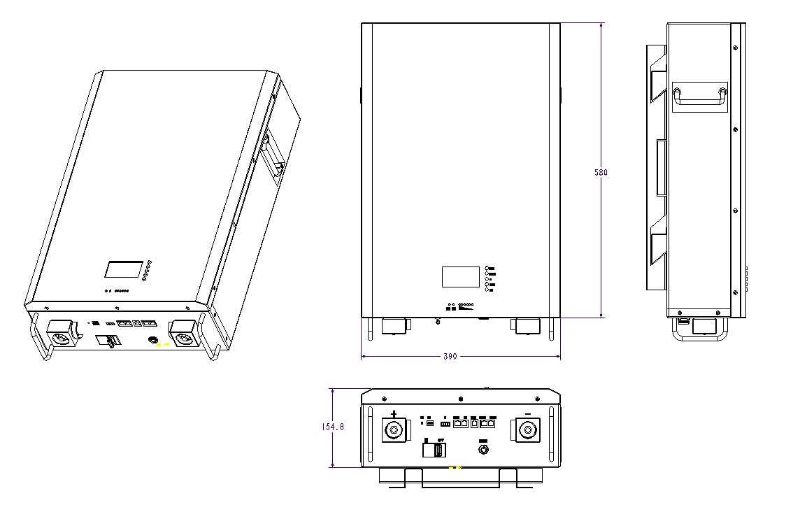 5KWH battery size