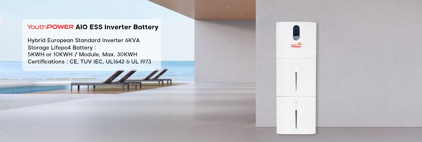 All in one inverter battery