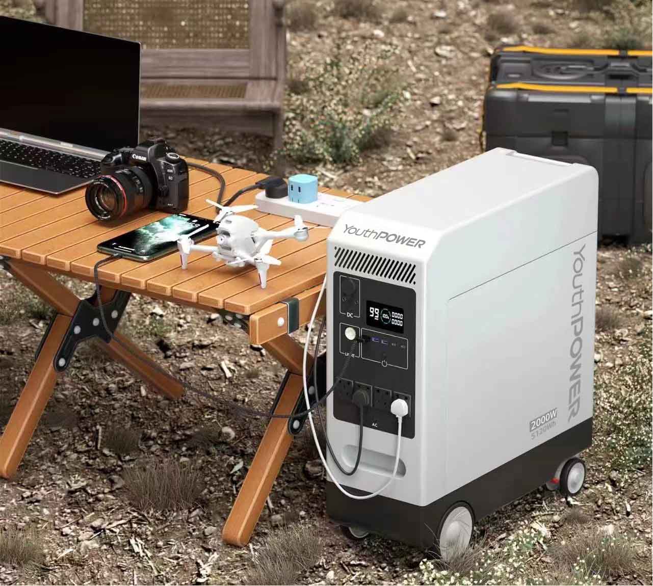 Portable home battery