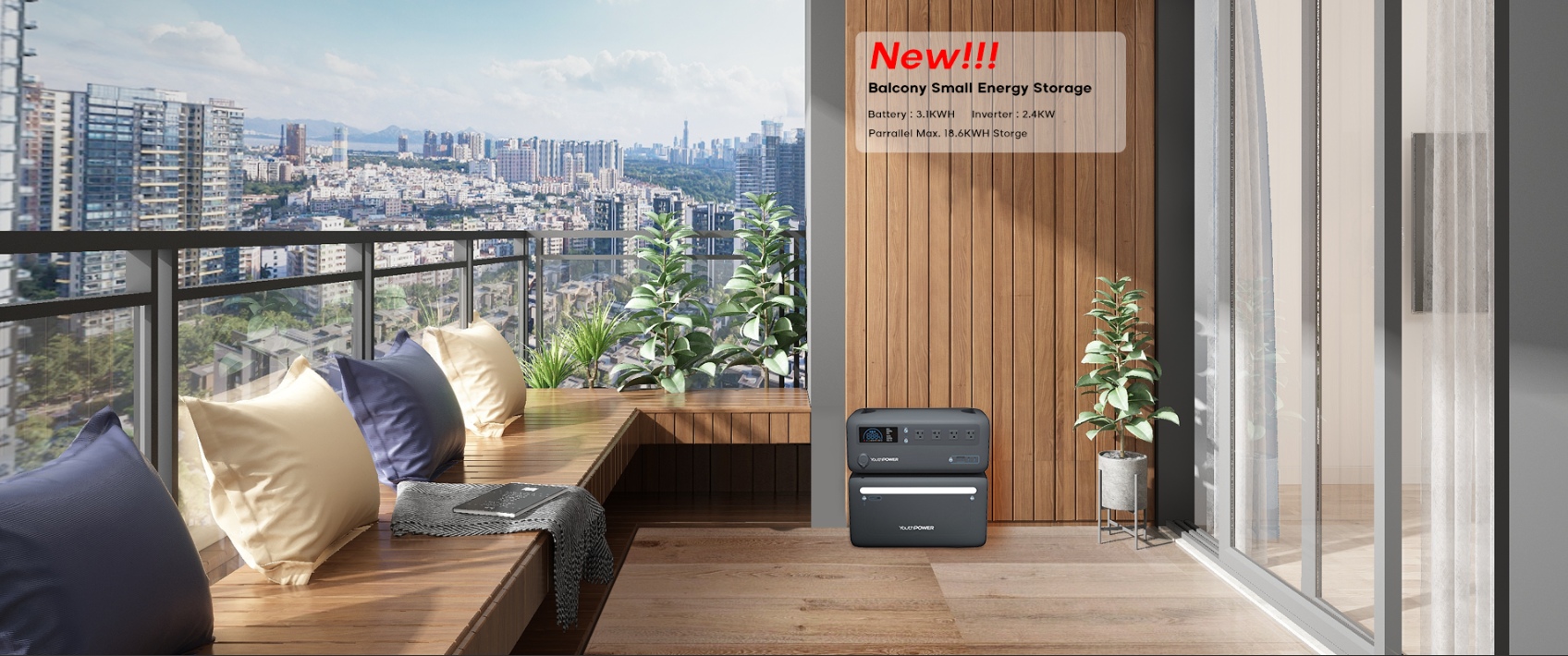 YouthPOWER Balcony solar energy storage system 3
