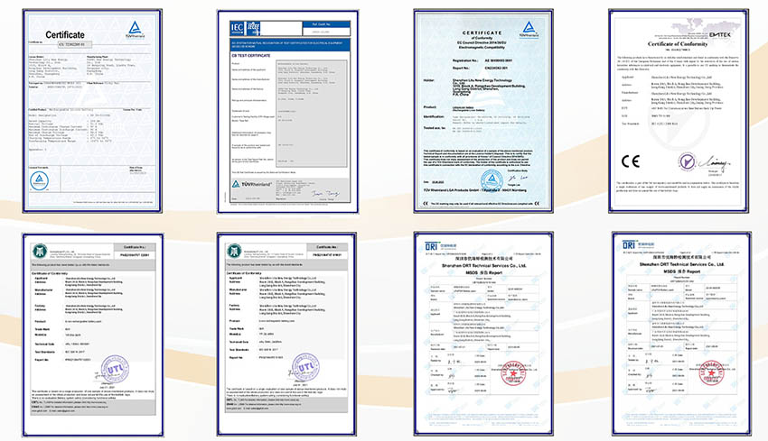 YouthPOWER battery certifications