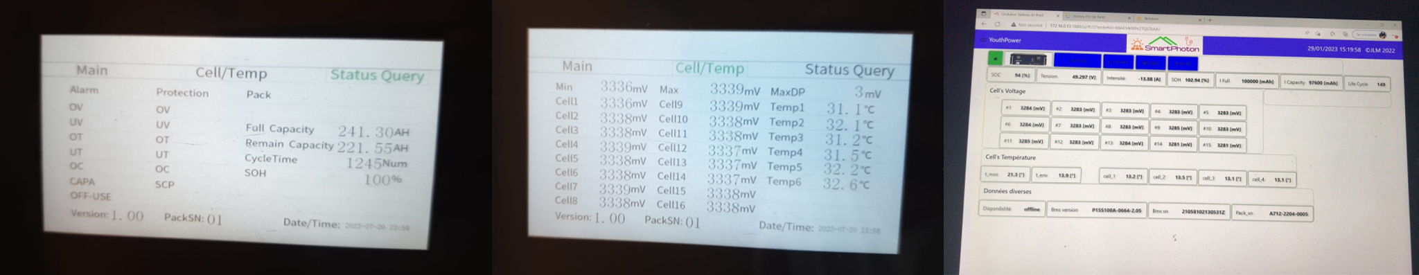 YouthPOWER battery voltage