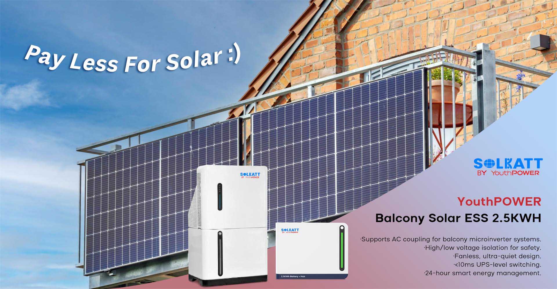 best balcony solar system