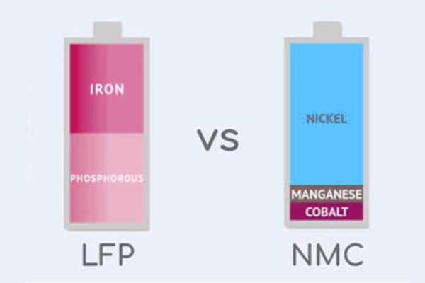 difference between lfp and nmc batteries