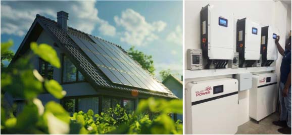 solar power systems with battery storage