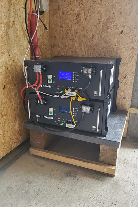 10kwh server rack ဘက်ထရီသိုလှောင်မှု