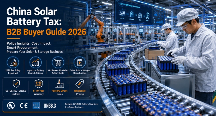 China Solar Battery Tax: B2B Buyer Guide 2026