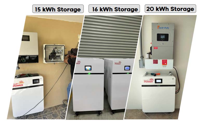 15kwh 16kwh 20kwh residential solar battery storage