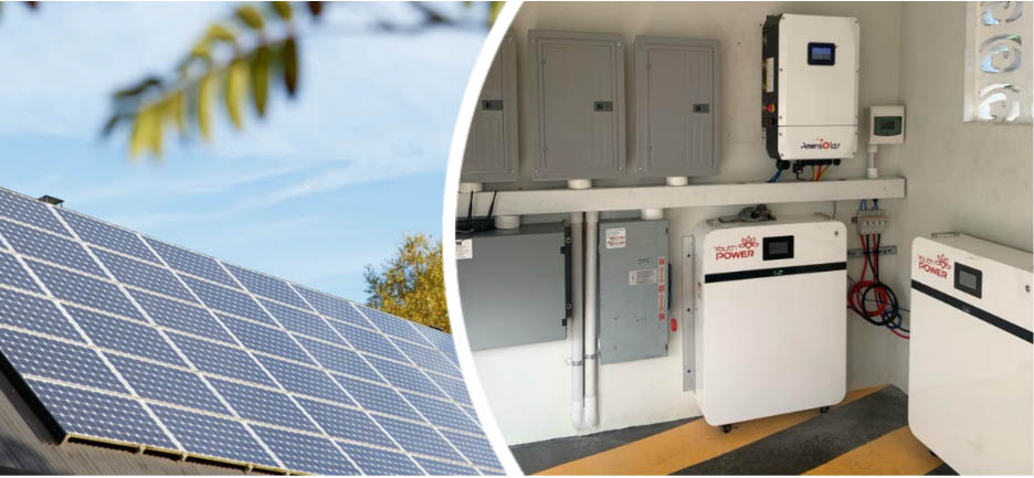 20 kW:n aurinkojärjestelmä akkuvarastolla