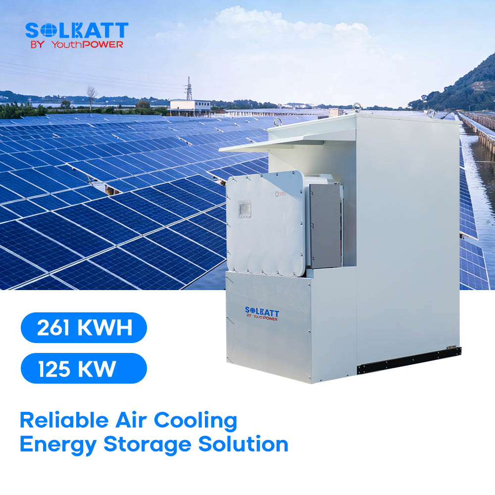 261kwh 125kw air cooled energy storage solution for africa