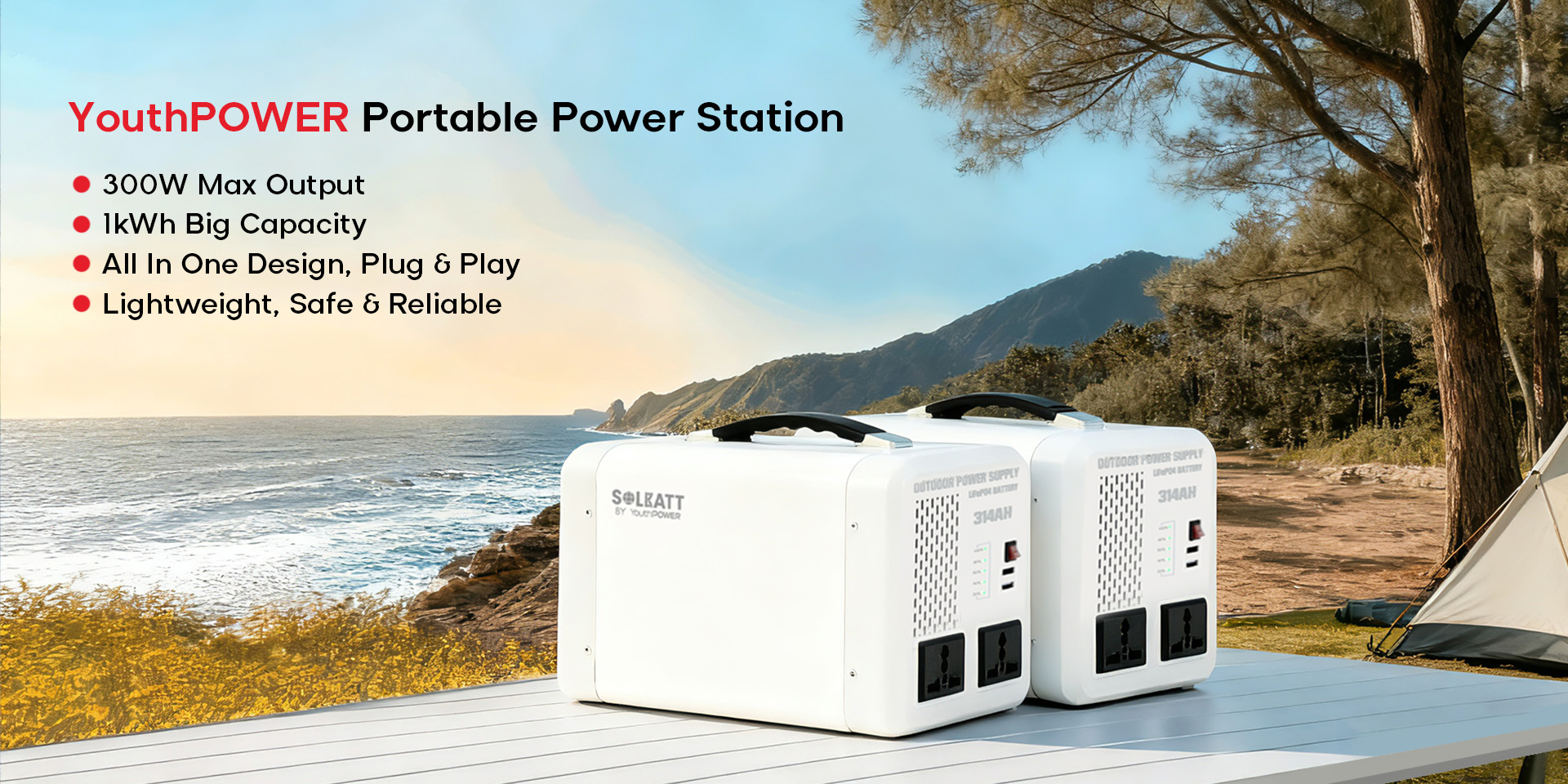 300Вт нерӯгоҳи сайёри 1кВт