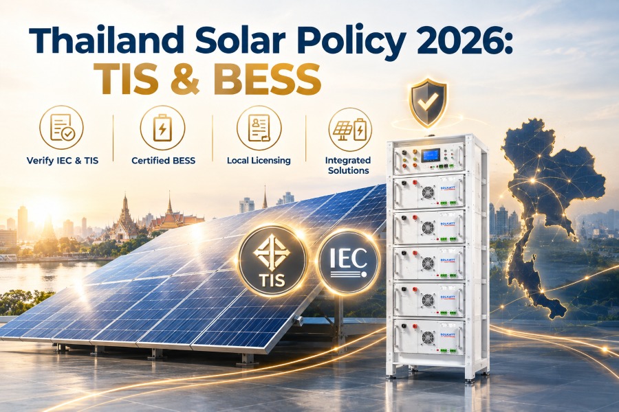 Thailand Solar Policy TIS Certification and BESS
