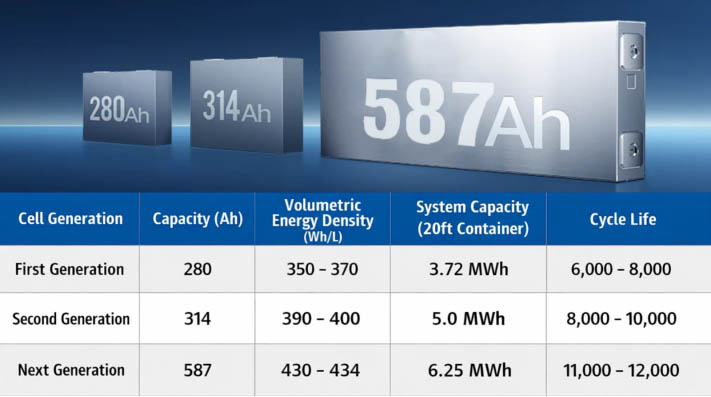 500Ah large capacity LiFePO4 battery cell for next generation storage