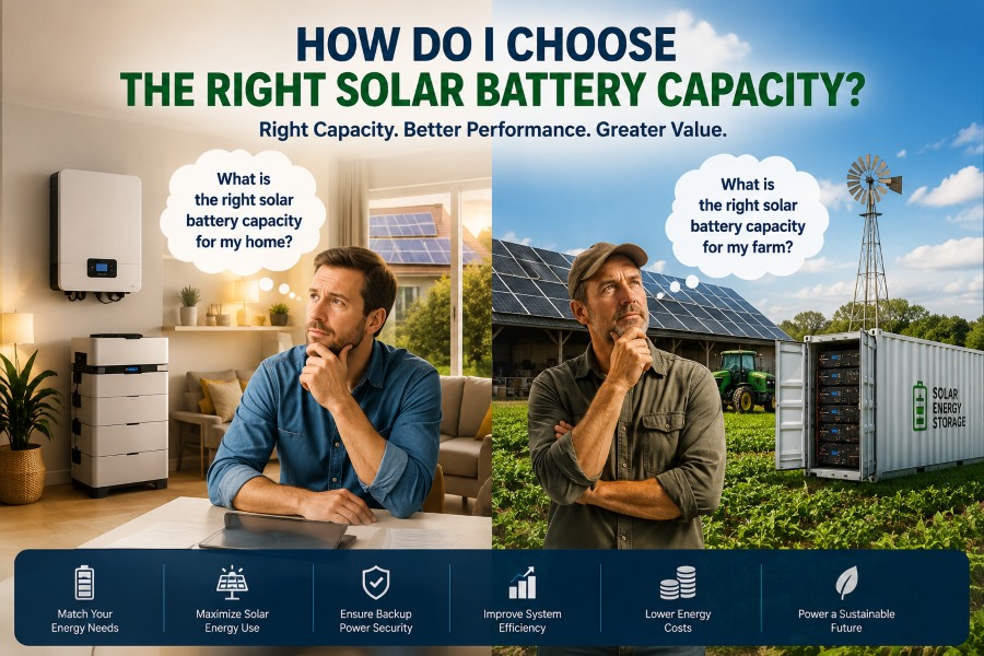 How to Choose the Right Solar Battery Capacity?