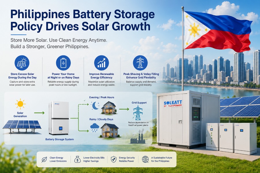 Philippines Battery Storage Policy Drives Solar Growth