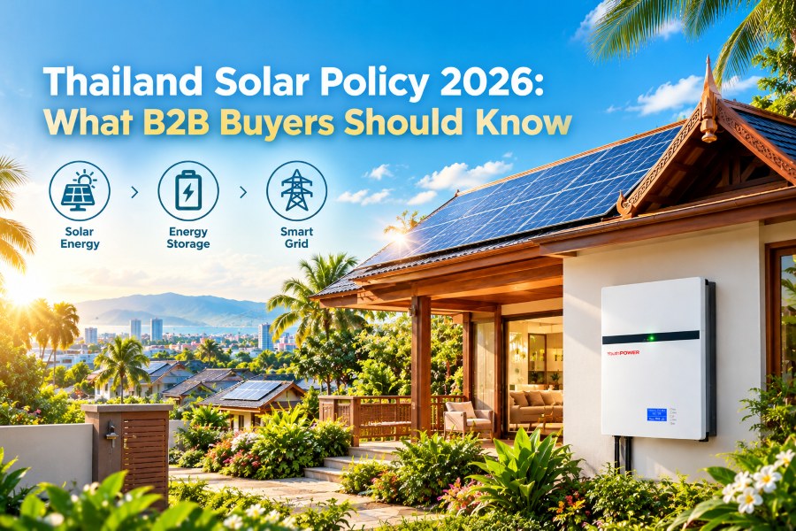 Thailand Solar Policy 2026: Solar and BESS Opportunities