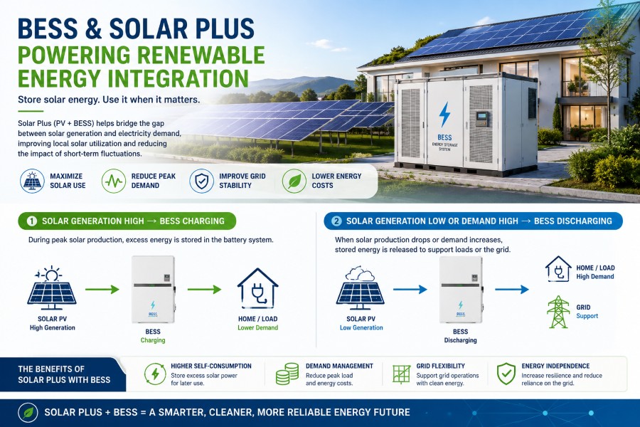 How Do BESS and Solar Plus Support Renewable Integration?