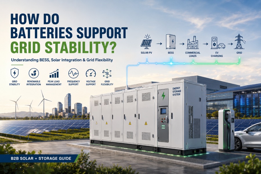How Do Batteries Support Grid Stability?