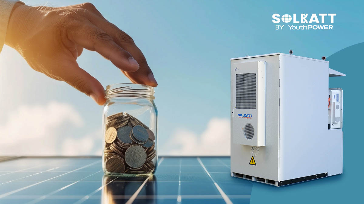 Commercial solar battery energy storage system improves solar ROI