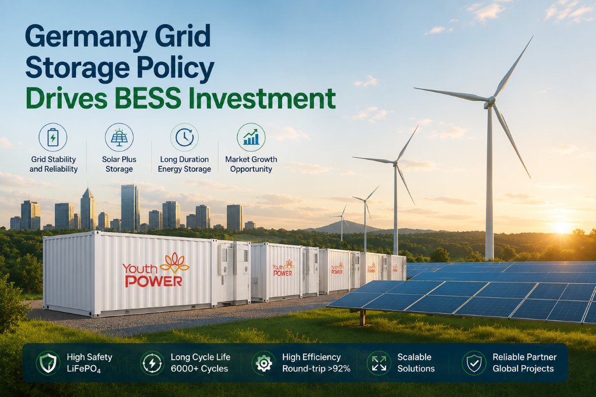 Germany Grid Storage Policy Drives BESS Investment
