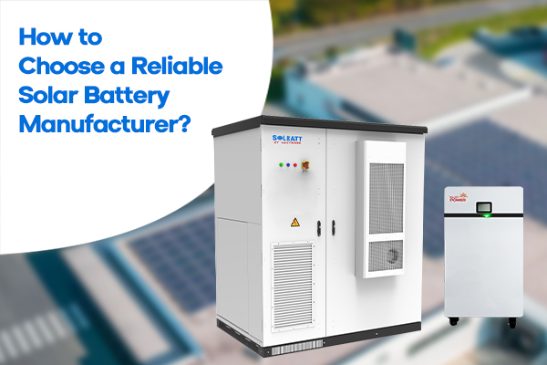 Choose a Reliable LiFePO4 Solar Battery Manufacturer