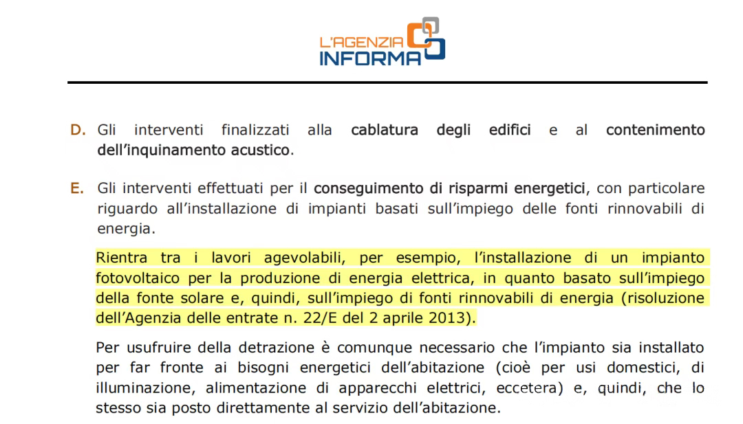 Italy solar policy