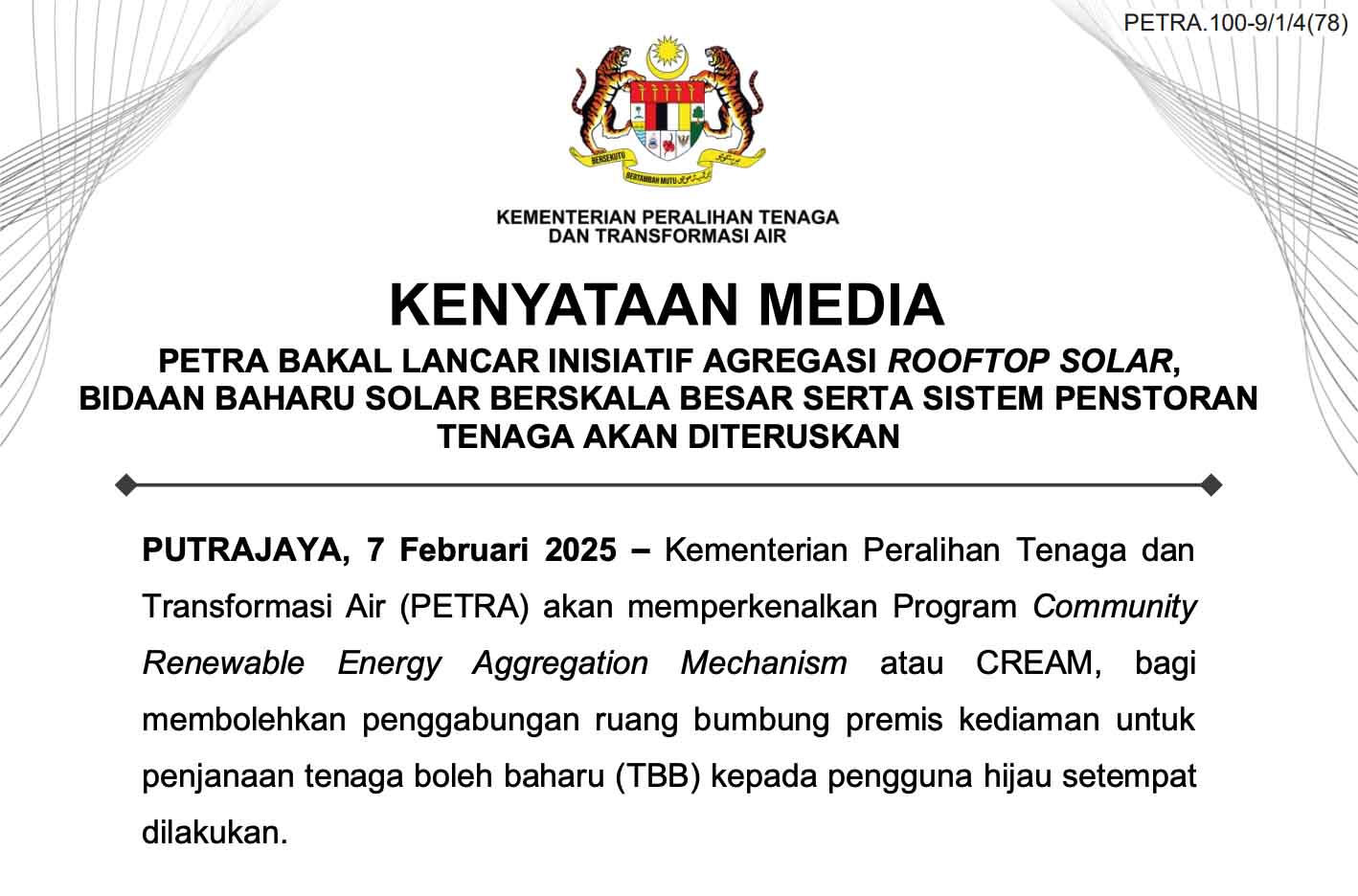 Malaysia CREAM