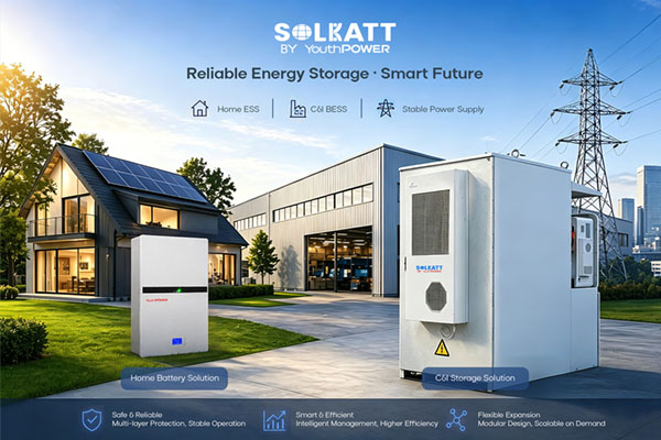 Solar Energy Battery Storage Support Grid Stability