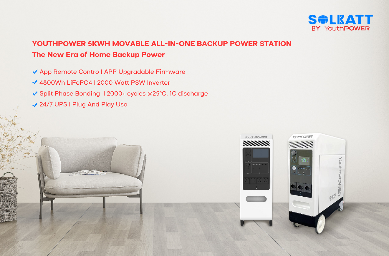 YouthPOWER 5kWh all-in-one movable energy storage system