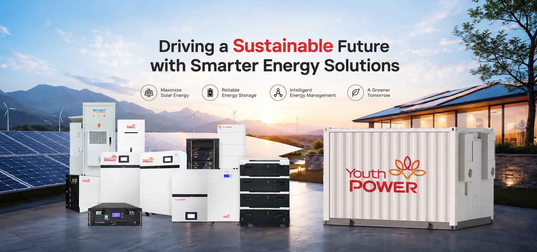LiFePO4 battery energy storage system for residential and commercial distributed energy applications