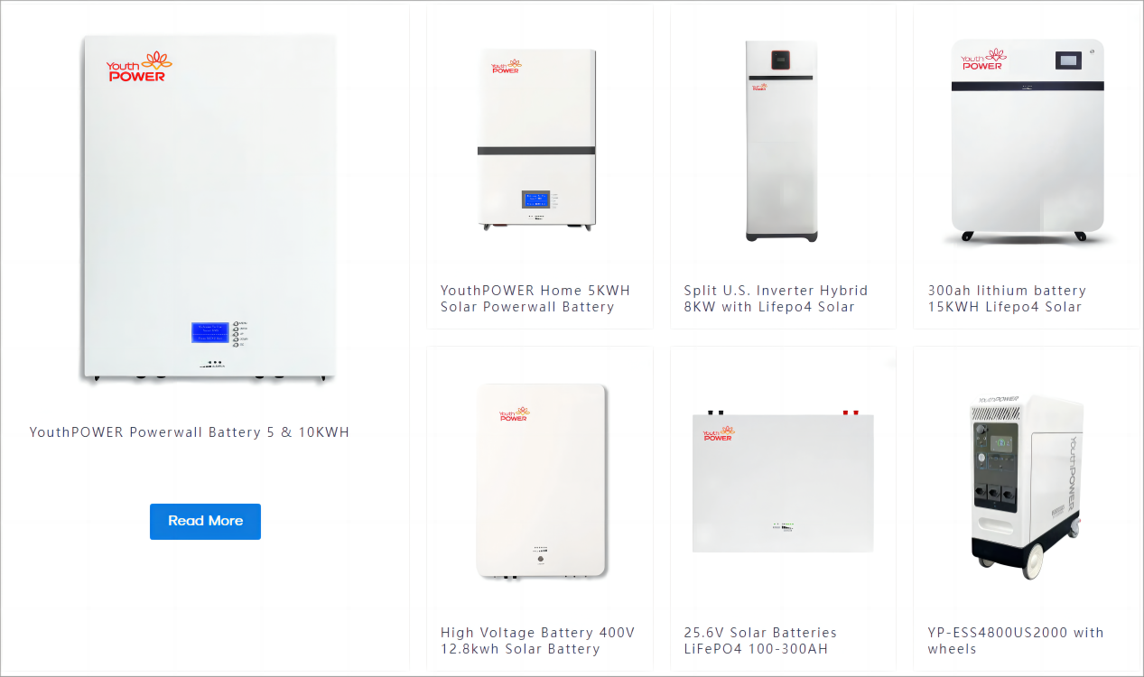 YouthPOWER related battery products