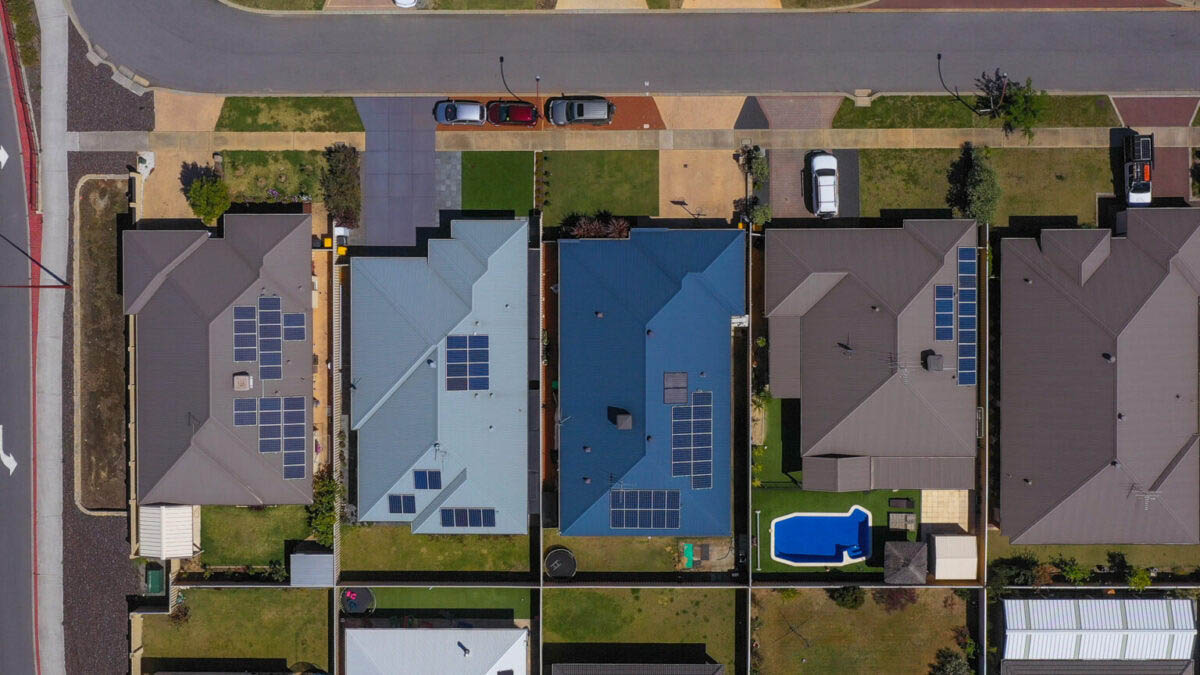 Australia rooftop solar installation residential homes