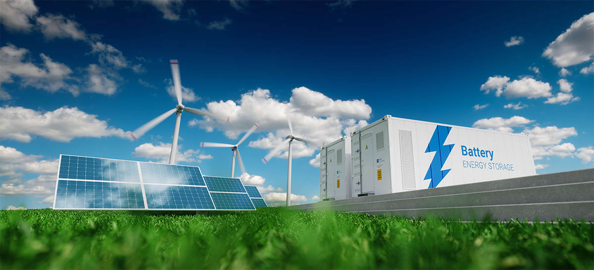 Battery energy storage systems used in renewable energy and industrial applications
