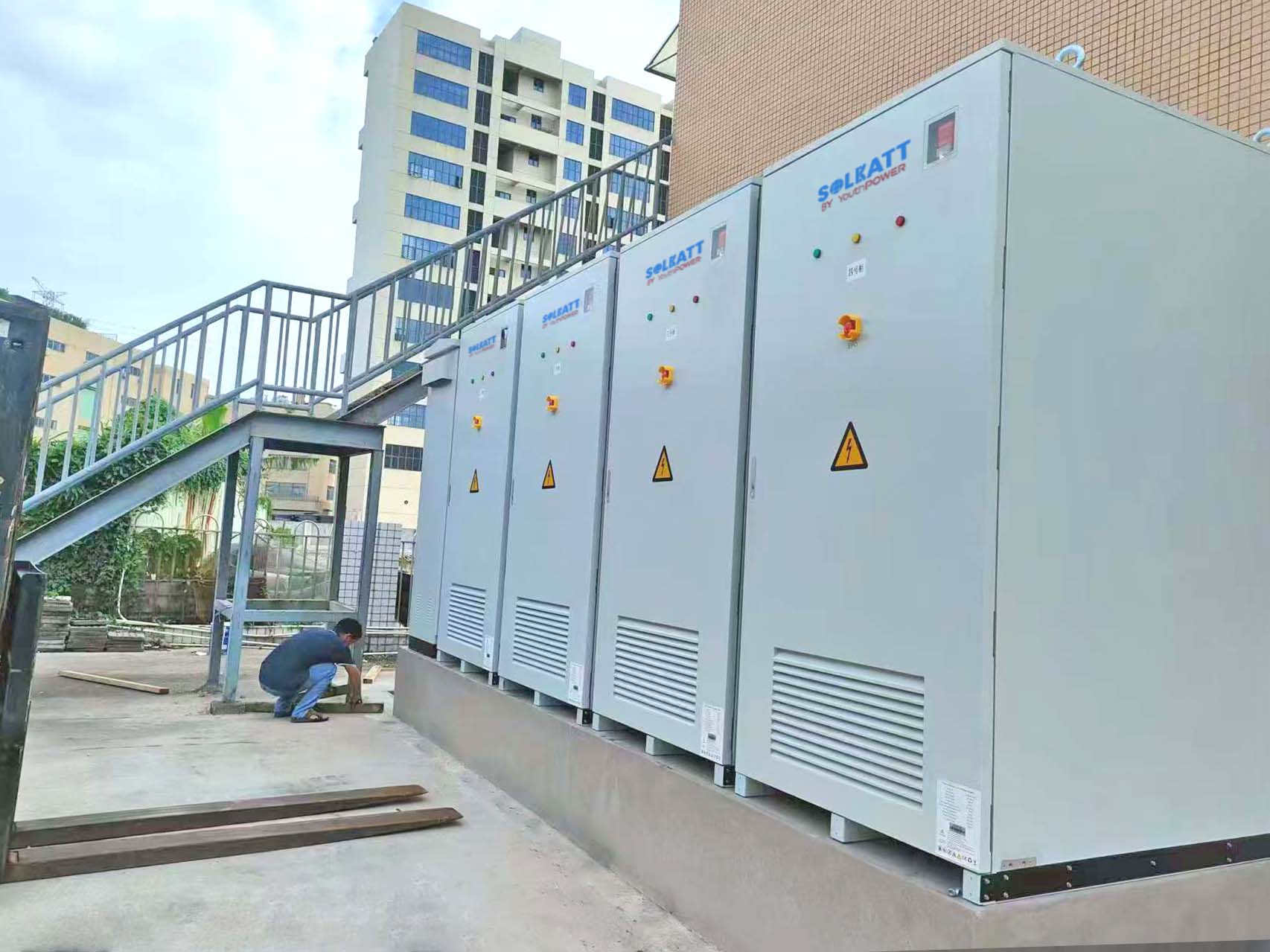 YouthPOWER commercial battery storage system for factories and industrial energy management