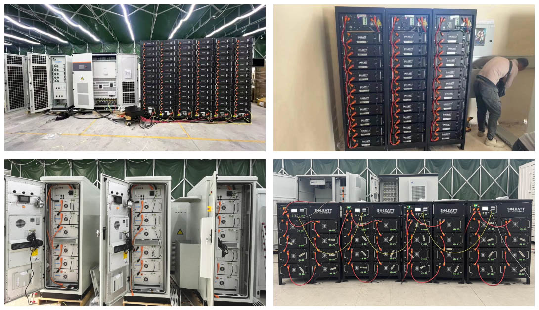 Commercial battery energy storage system BESS installation for solar energy storage projects