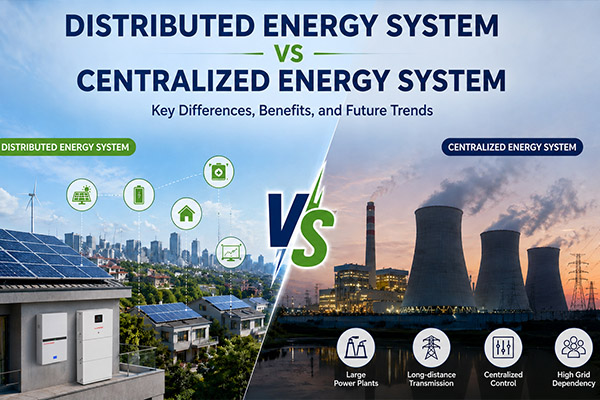 difference between distributed and centralized energy storage