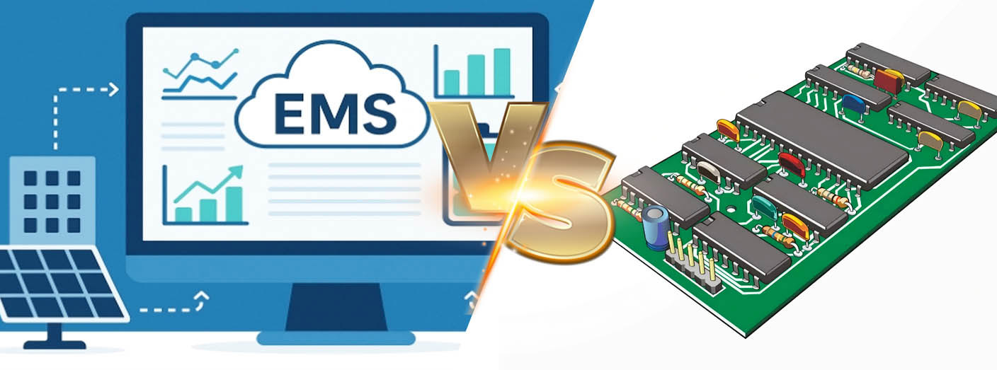 difference between EMS and BMS in solar battery storage systems