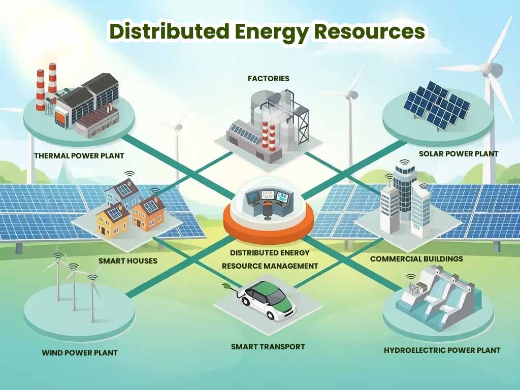 Distributed energy resources (DER) system