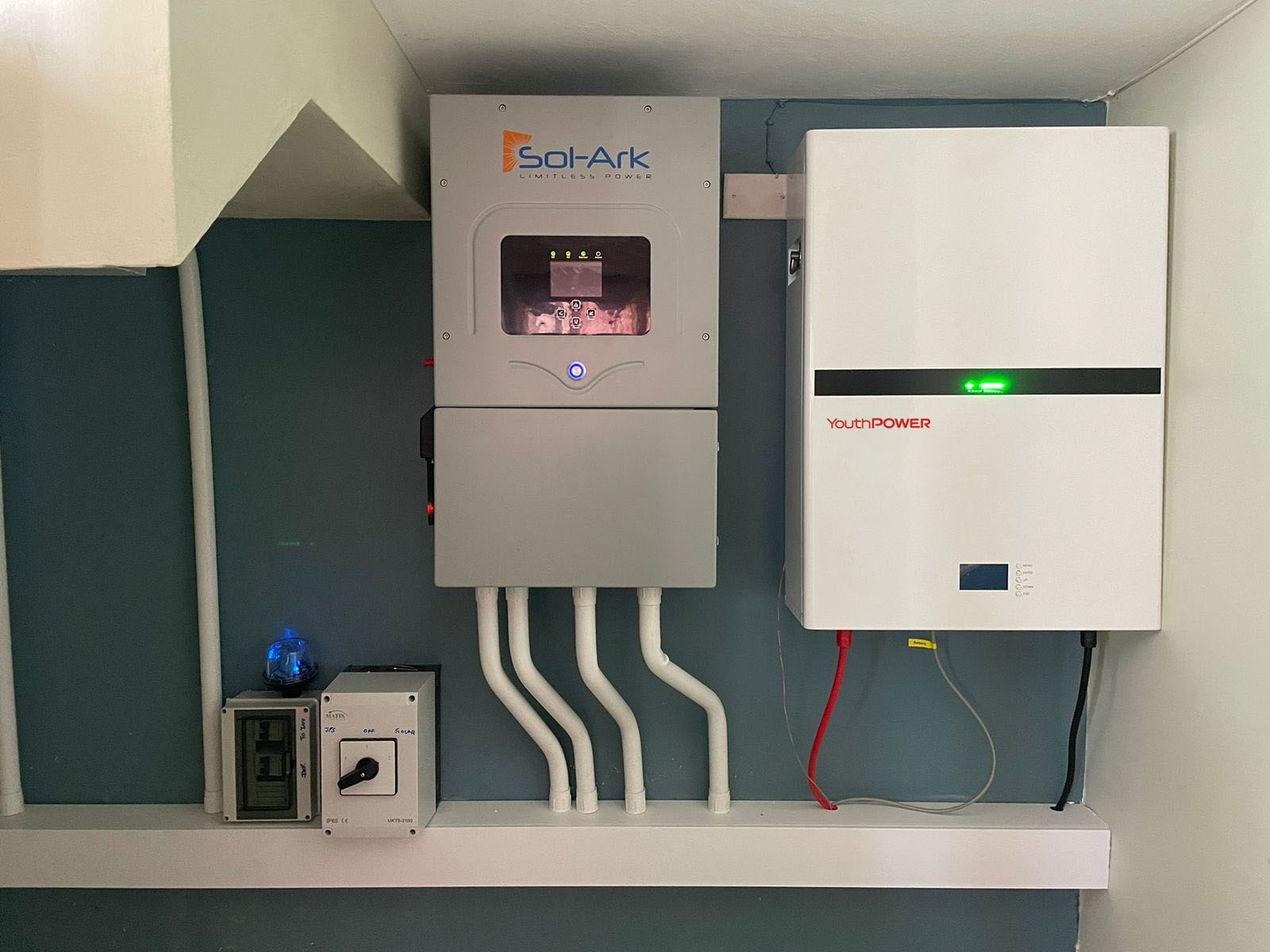 घरको सौर्य ब्याट्री भण्डारण