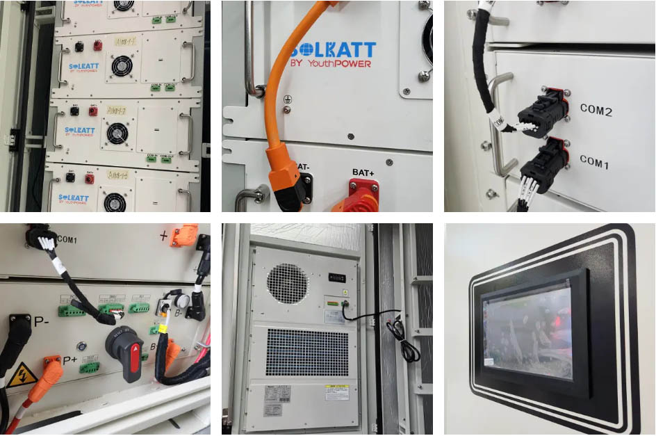 modular LiFePO4 rack battery storage system for commercial energy storage applications