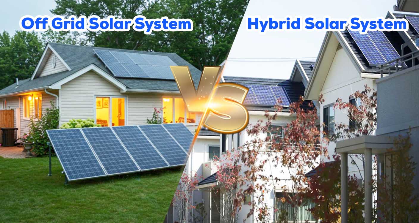 off grid vs hybrid solar system
