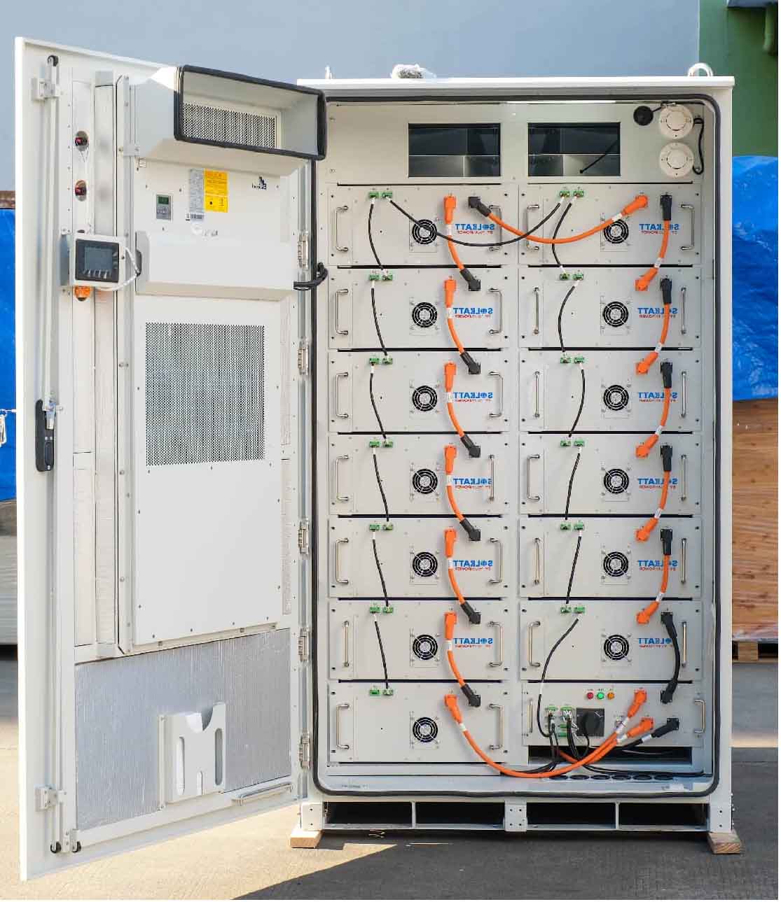 LiFePO4 battery modules used in short-duration energy storage systems