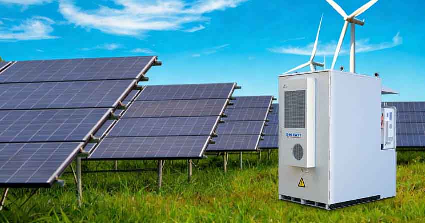 Short-duration energy storage system supporting solar and grid power stability