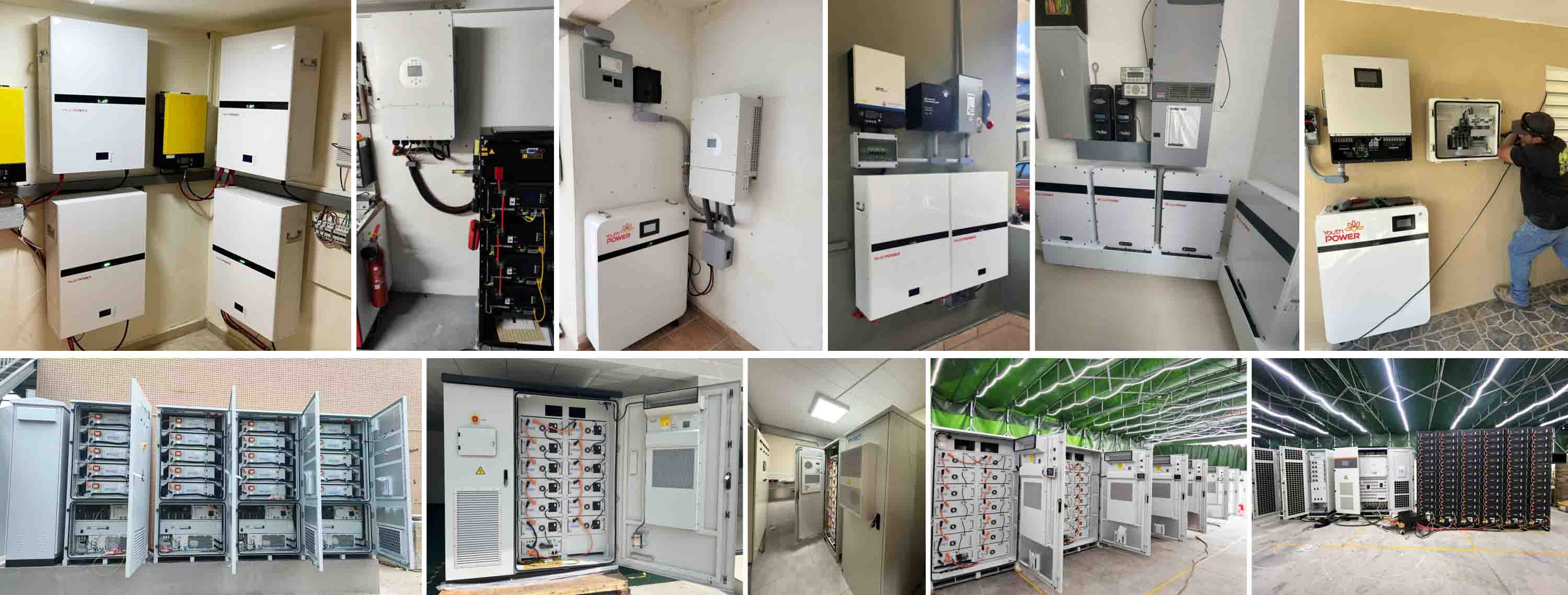 Solar battery energy storage system for residential and commercial solar