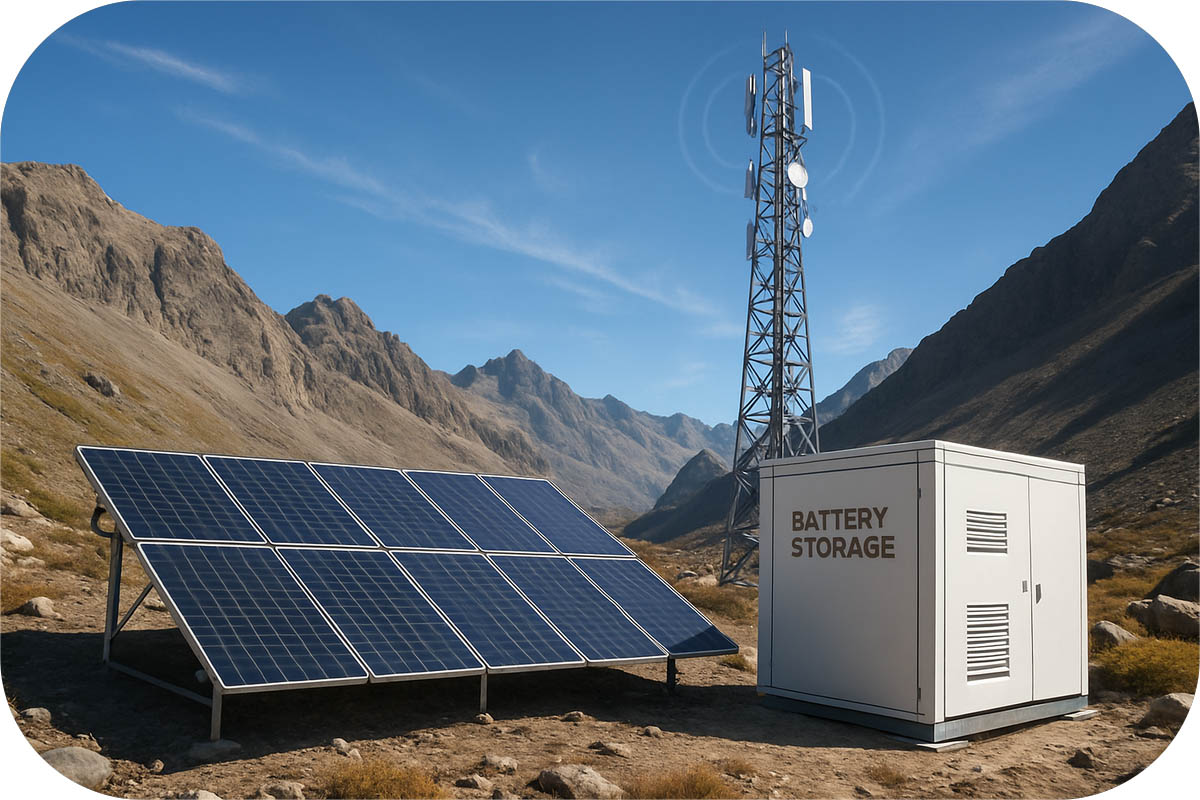 LiFePO4 telecom battery backup system for communication towers