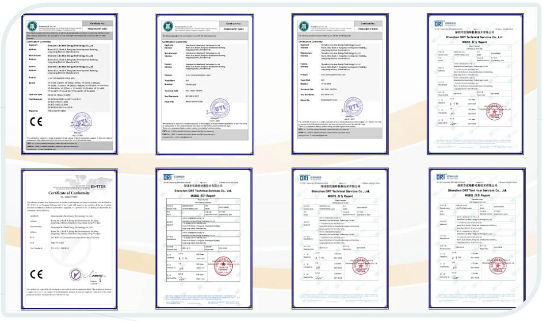 youthpower lifepo4 solar battery certifications